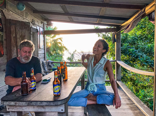 Bobbie and Kim at Crayfish Bay