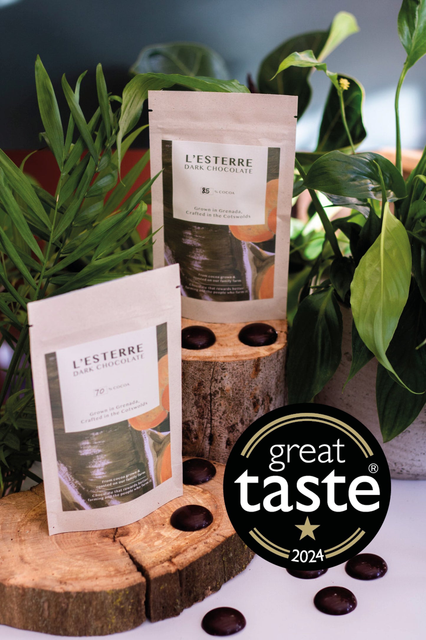 5 x 70% Grenada Dark Chocolate Buttons Bundle