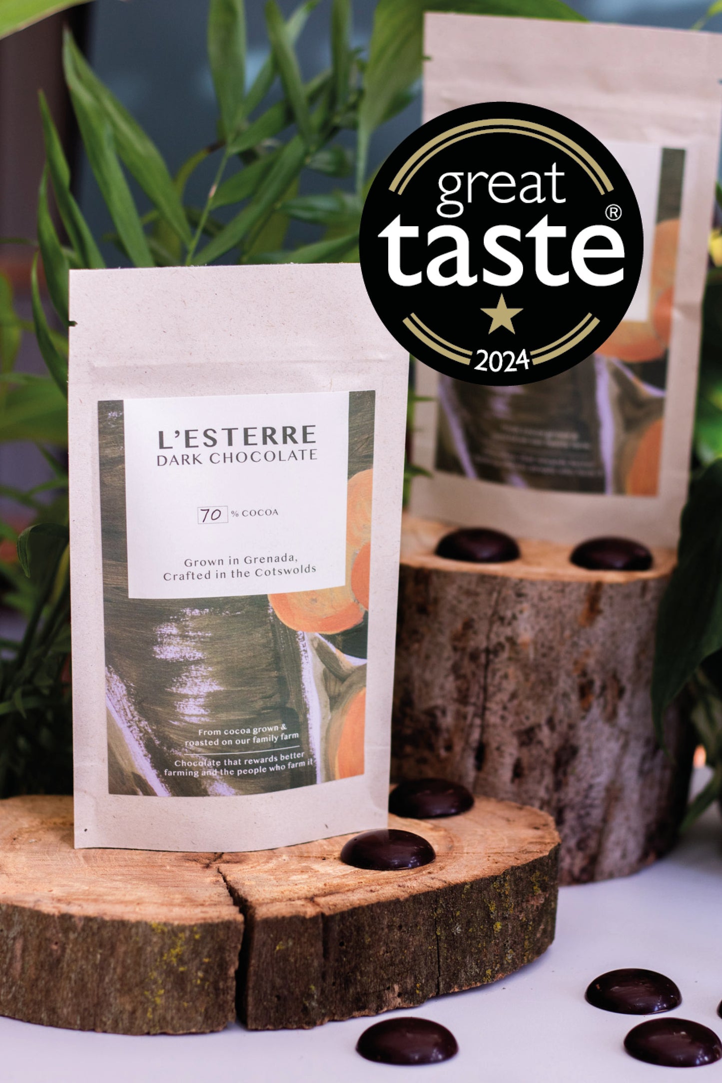 70% Grenada Dark Chocolate Buttons Pouch