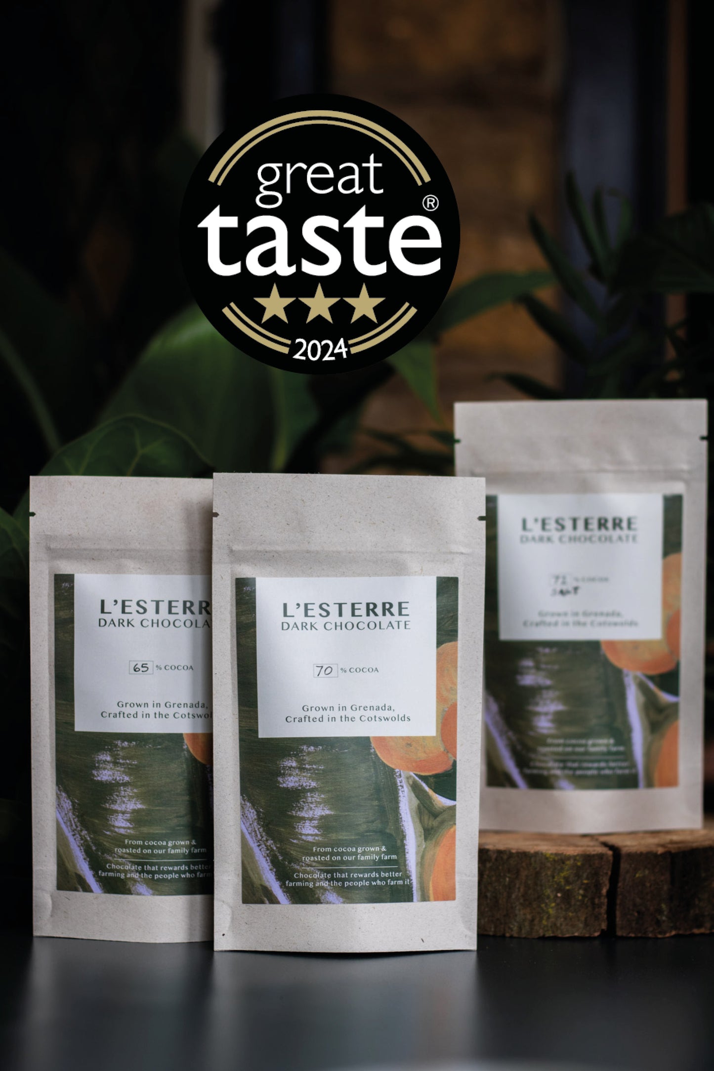 5 x 72% Sea Salt Grenada Dark Chocolate Buttons Bundle