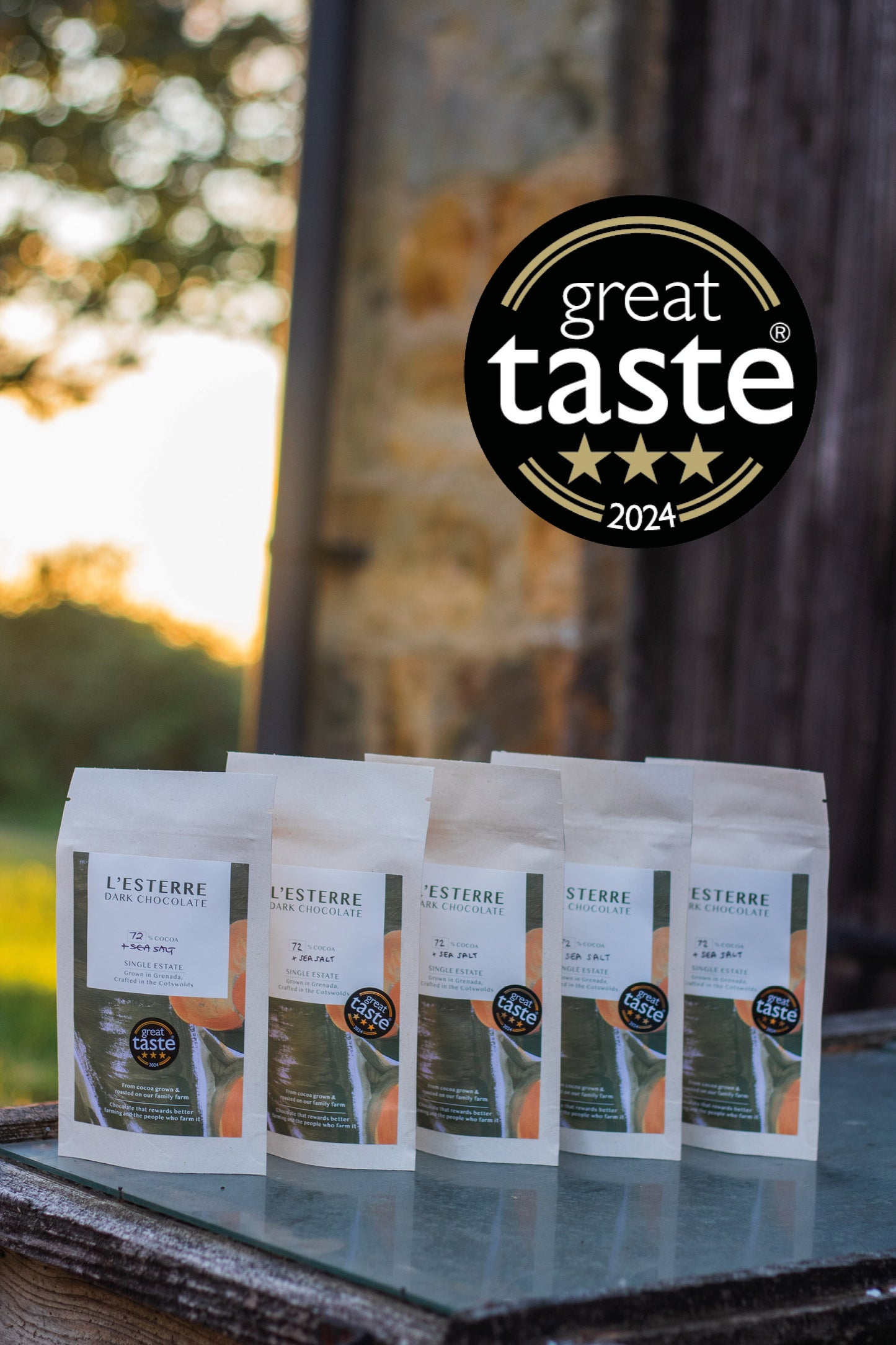 5 x 72% Sea Salt Grenada Dark Chocolate Buttons Bundle