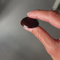Close up of chocolate button